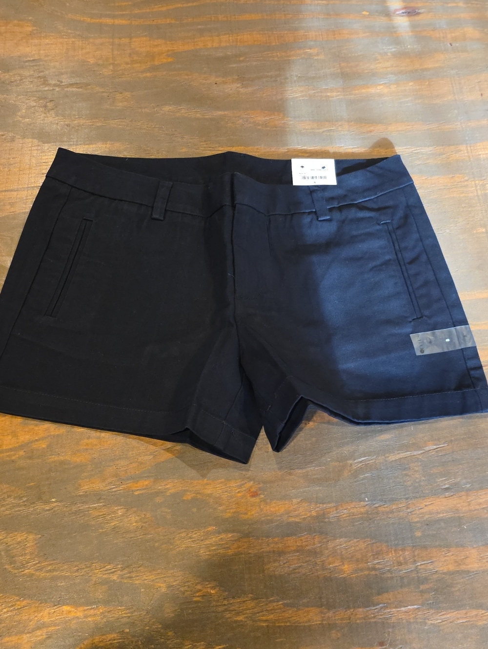 STYLUS Black High-Waist Tailored Shorts